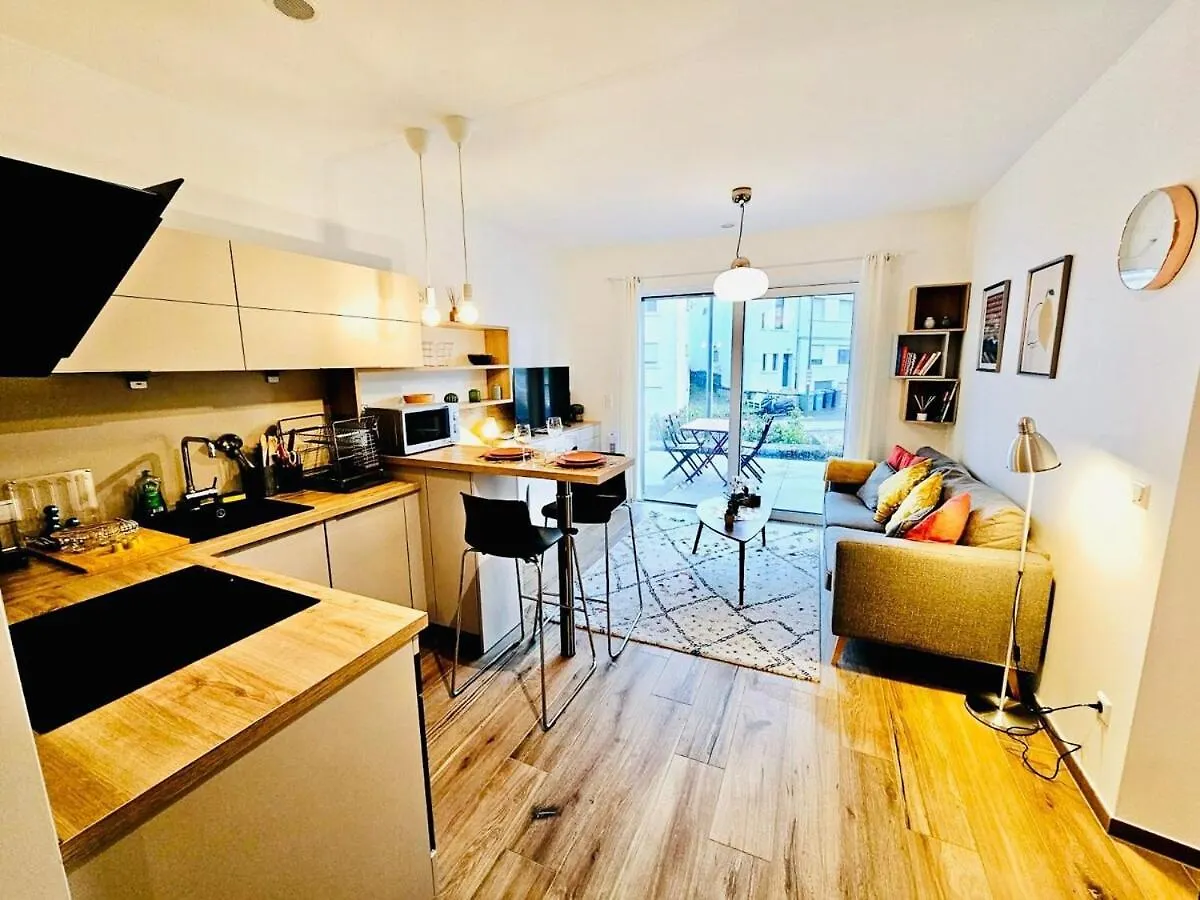 Lovely 1 Bedroom Flat With Terrace In Luxembourg-Ces1 Apartment Luxemburg